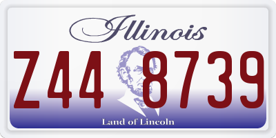 IL license plate Z448739