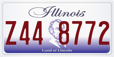 IL license plate Z448772