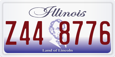IL license plate Z448776