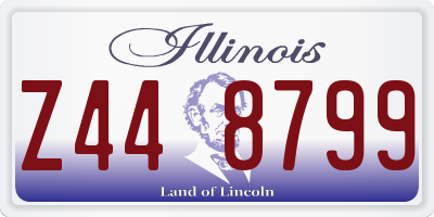 IL license plate Z448799