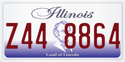 IL license plate Z448864