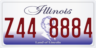 IL license plate Z448884