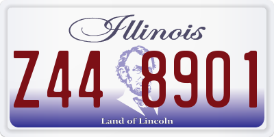 IL license plate Z448901