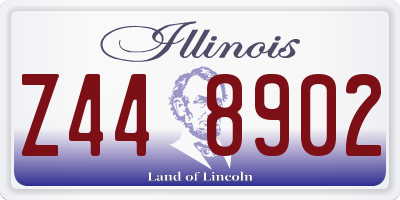 IL license plate Z448902