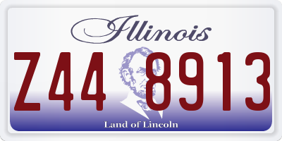 IL license plate Z448913