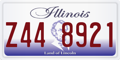 IL license plate Z448921