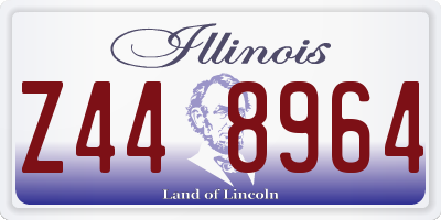 IL license plate Z448964