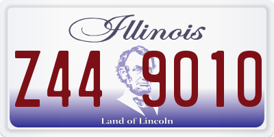 IL license plate Z449010