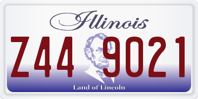 IL license plate Z449021