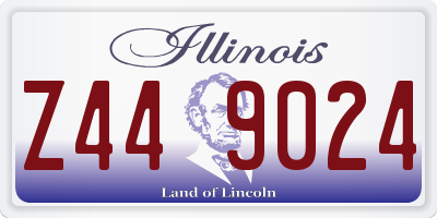 IL license plate Z449024