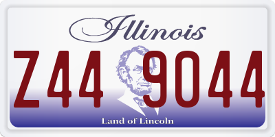 IL license plate Z449044