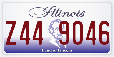 IL license plate Z449046