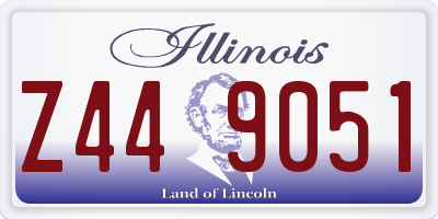 IL license plate Z449051