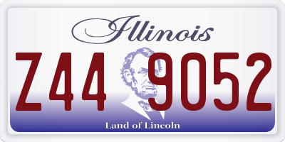 IL license plate Z449052