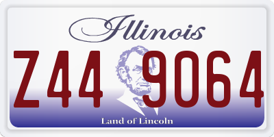 IL license plate Z449064