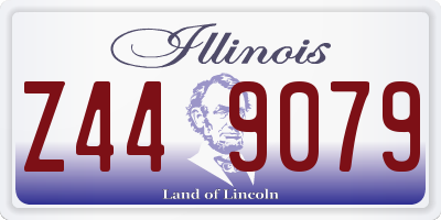 IL license plate Z449079