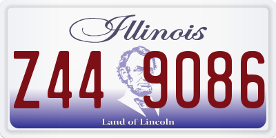 IL license plate Z449086