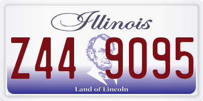 IL license plate Z449095