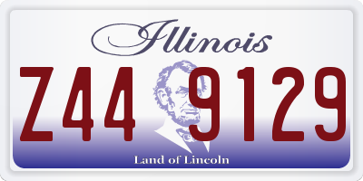 IL license plate Z449129