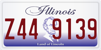 IL license plate Z449139