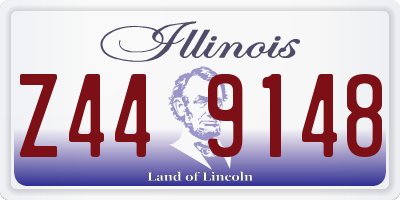 IL license plate Z449148