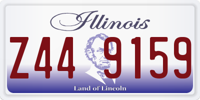IL license plate Z449159