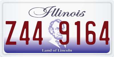 IL license plate Z449164