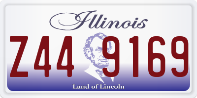 IL license plate Z449169