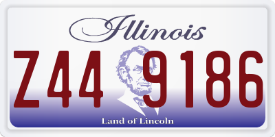 IL license plate Z449186