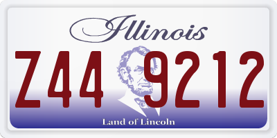 IL license plate Z449212