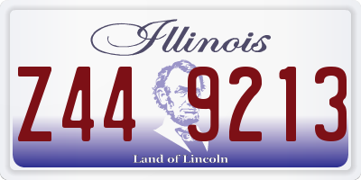 IL license plate Z449213