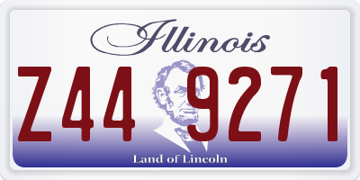 IL license plate Z449271