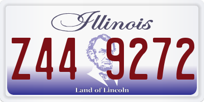 IL license plate Z449272