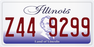IL license plate Z449299