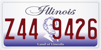 IL license plate Z449426