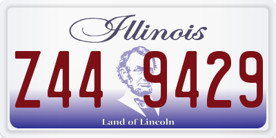 IL license plate Z449429