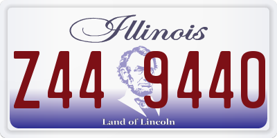 IL license plate Z449440