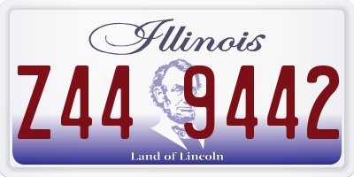 IL license plate Z449442