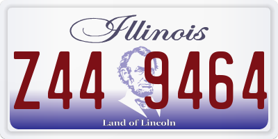 IL license plate Z449464