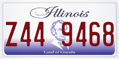 IL license plate Z449468