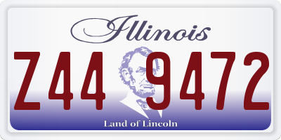 IL license plate Z449472