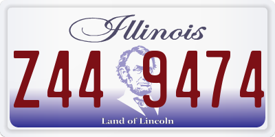 IL license plate Z449474