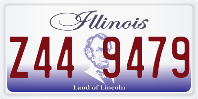 IL license plate Z449479