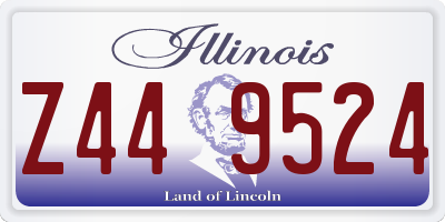 IL license plate Z449524
