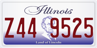 IL license plate Z449525