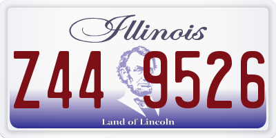 IL license plate Z449526