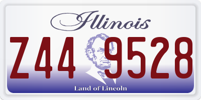 IL license plate Z449528