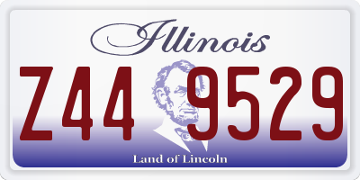 IL license plate Z449529