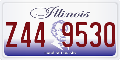 IL license plate Z449530