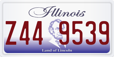 IL license plate Z449539
